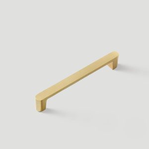 Simple Gold Solid Brass Cabinet Handles